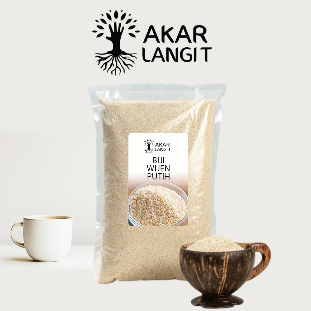 

Biji Wijen Putih 1 Kg White Sesame Seed Premium Akarlangit