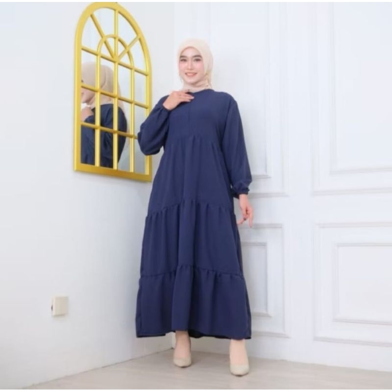 GAMIS SUSUN KATUN MURAH 35K , GAMIS DEWASA REMAJA , GAMIS WIRON