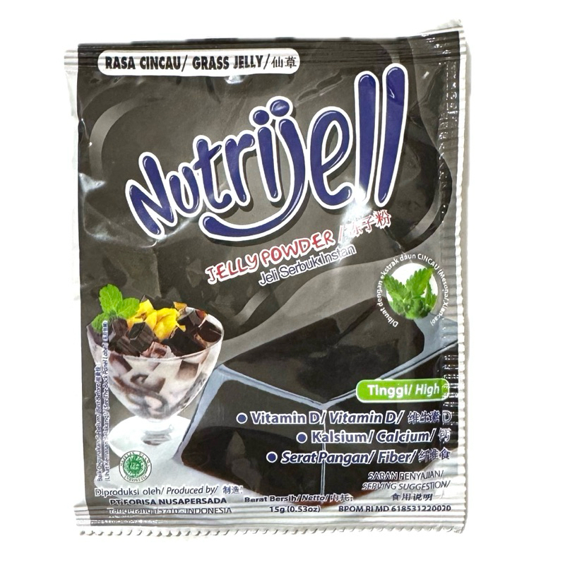 

Nutrijell Grass Jelly Rasa Cincau 15g