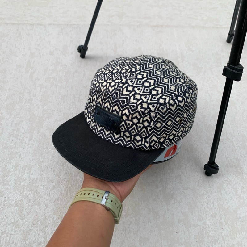 Topi vans lima panel motif original