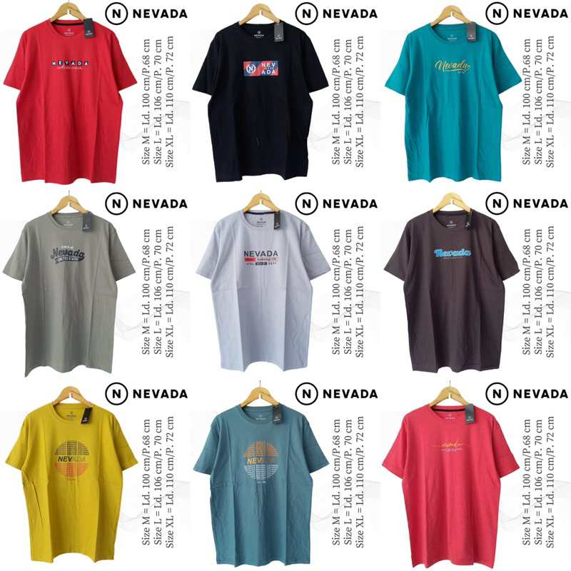 Kaos nevada dewasa original matahari / kaos pria / kaos cowok / kaos laki-laki