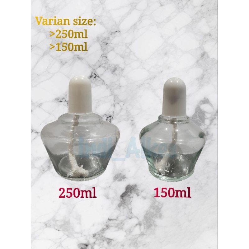 Bunsen kaca 250ml/Bunsen Kaca 150ml/Lampu Spiritus (untuk membakar larutan)