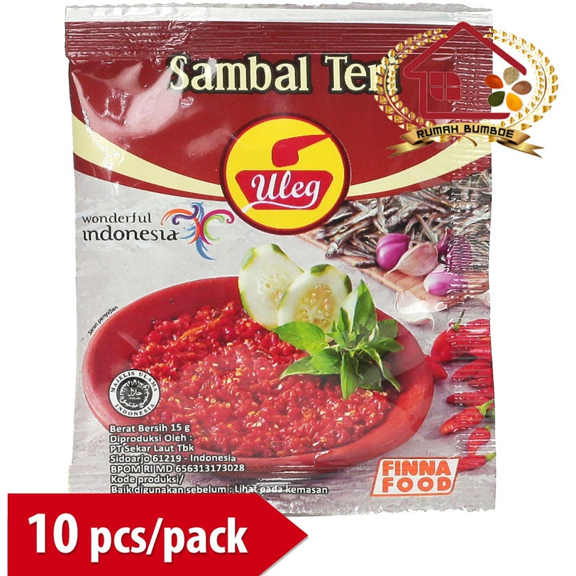 

(10 sachet x 18 gr) FINNA Uleg Sambal Teri Renceng