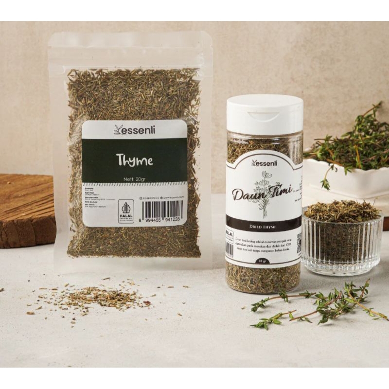 

ESSENLI Daun Thyme Kering Bumbu Rempah