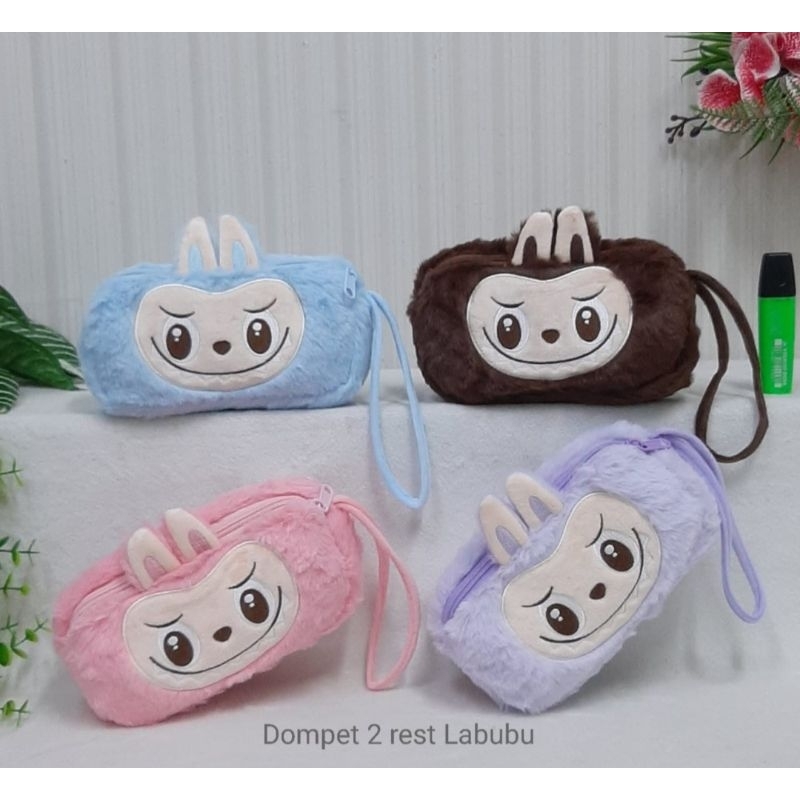 

Dompet Labubu Kuromi Melody 2resleting/Tempat Pensil Labubu/dompet Hp Anak Lucu