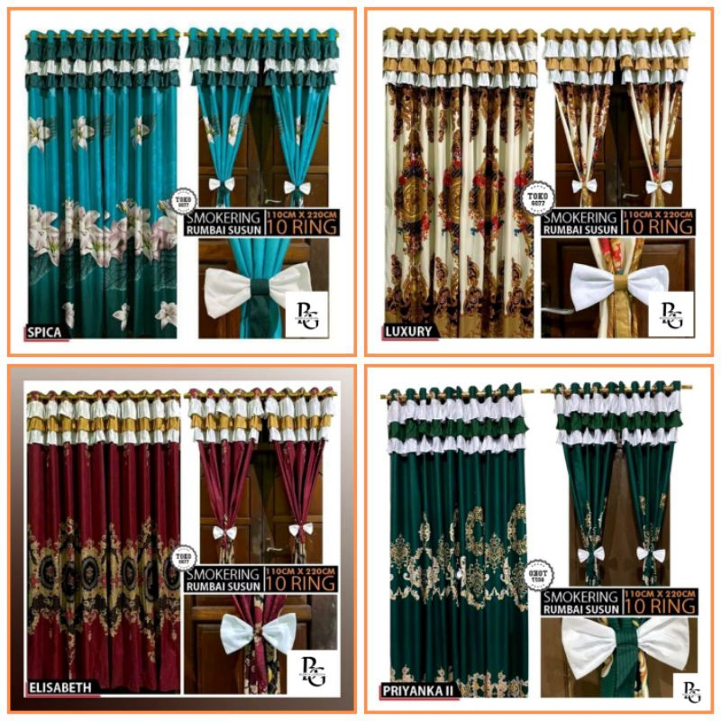 GORDEN AESTHETIC PINTU JENDELA / GORDEN MURAH SUSUN PITA / TIRAI PINTU AESTHETIC PONI RUMBAI / KORDE