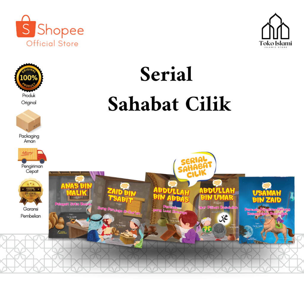 SET Serial Sahabat Cilik Penerbit Pustaka Imam Asy Syafii