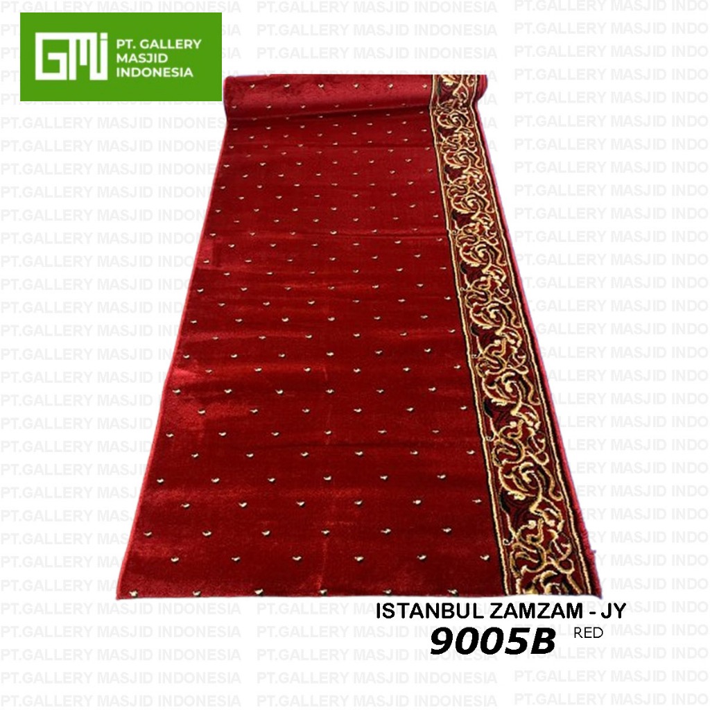 PT. GMI - Karpet Mushola Rumah Tebal 11mm Istanbul Zamzam / Karpet Masjid Turki