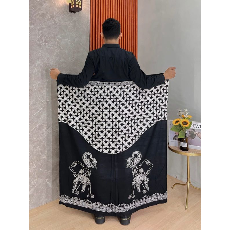 SARUNG BATIK PEKALONGAN MOTIF WAYANG BENOWO SARUNG BATIK PRIA SARUNG BATIK GOYOR SARUNG PRIA DEWASA 