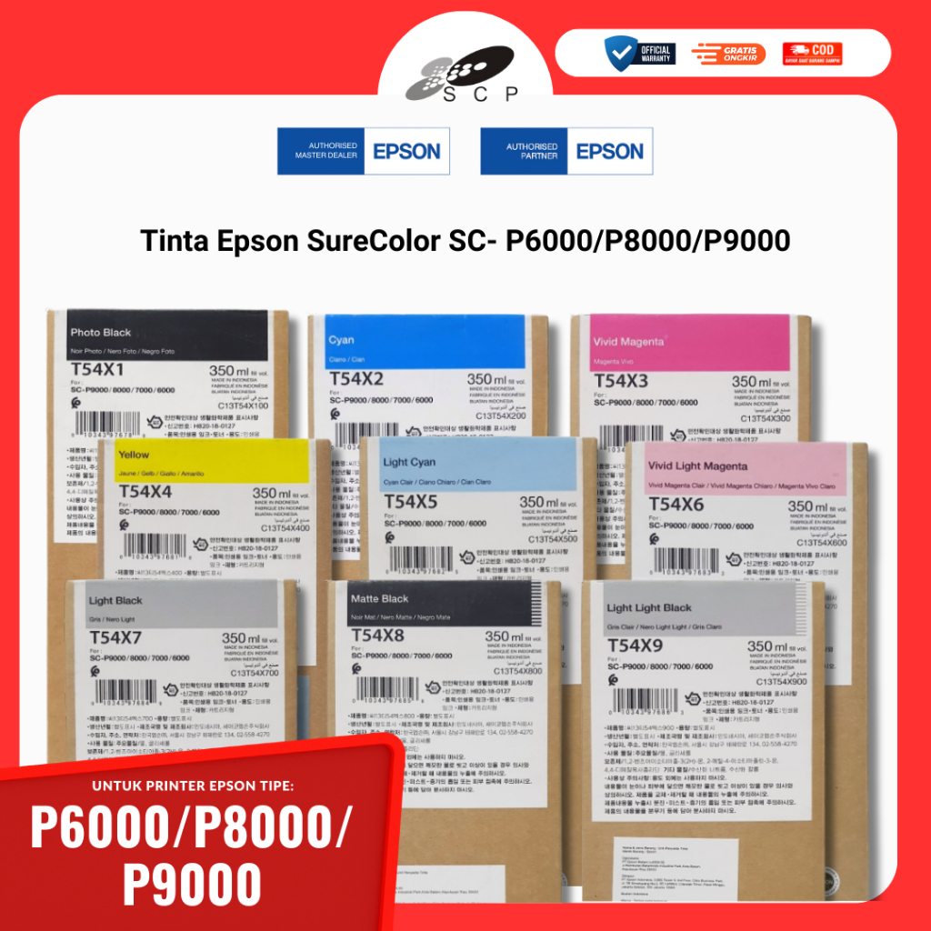 TINTA PRINTER EPSON SC P9000/P8000/P7000/P6000