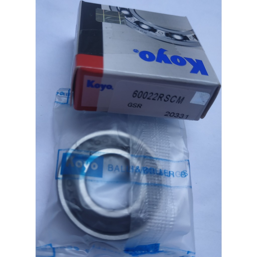 Bearing 6002 RS Laher 6002 2RS Tutup Karet (ID 15mm, OD 32 mm, T 9 mm) *