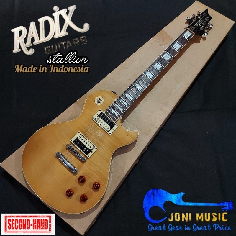 Gitar Radix Stallion Les Paul Model Original Made in Indonesia