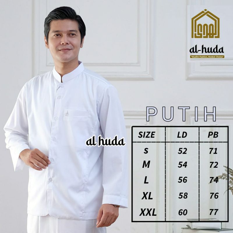 KOKO TEROMPAH SEMI JAZ  AL-HUDA, PREMIUM S M L XL XXL