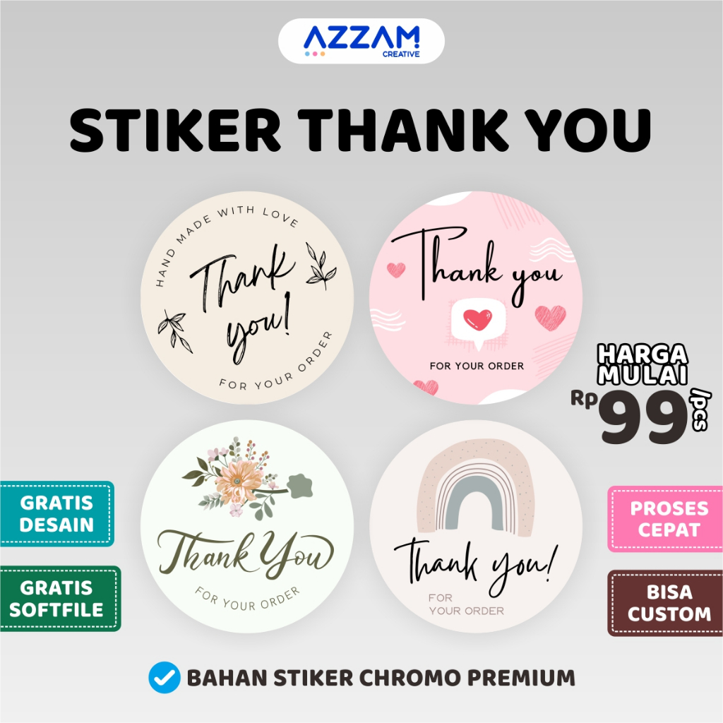 

STIKER THANK YOU / STICKER THANK YOU / STICKER CUSTOM / STIKER CUSTOM / STIKER STICKER / THANK YOU FOR ORDER