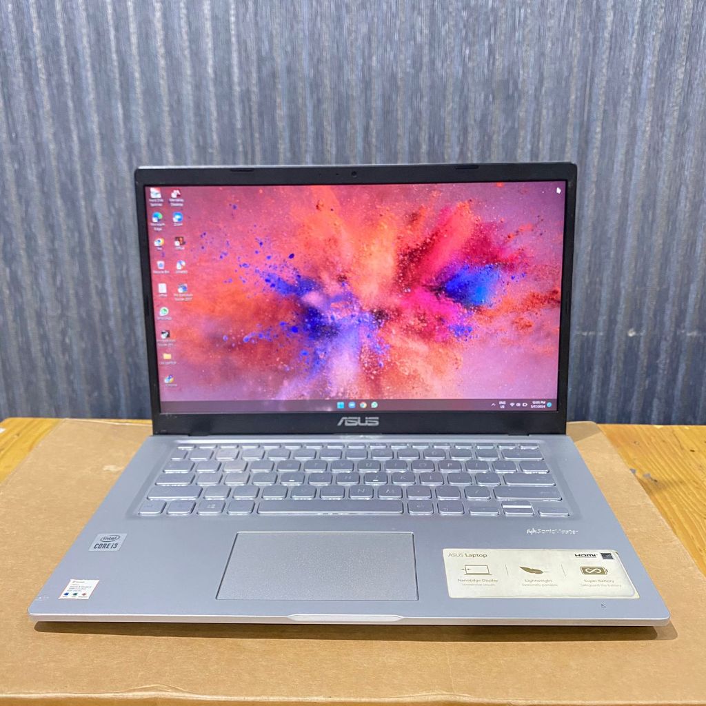 Laptop Asus Vivobook X415JA, Intel Core i3-1005G1, Gen 10Th, Ram 4 / 256Gb SSD, #Backlight, Super Sl