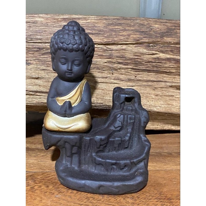 PATUNG BUDHA BONUS TEMPAT DUPA GAHARU (GAHARU KERUCUT ASAP BAWAH)