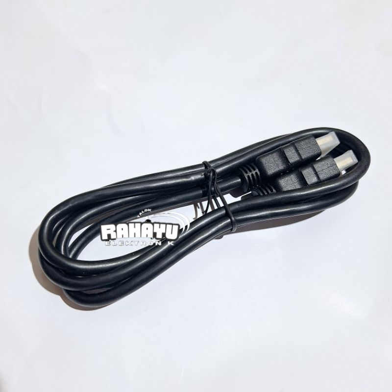 KABEL HDMI to HDMI 1.5 METER HITAM KABEL BESAR 1,5M Pendek