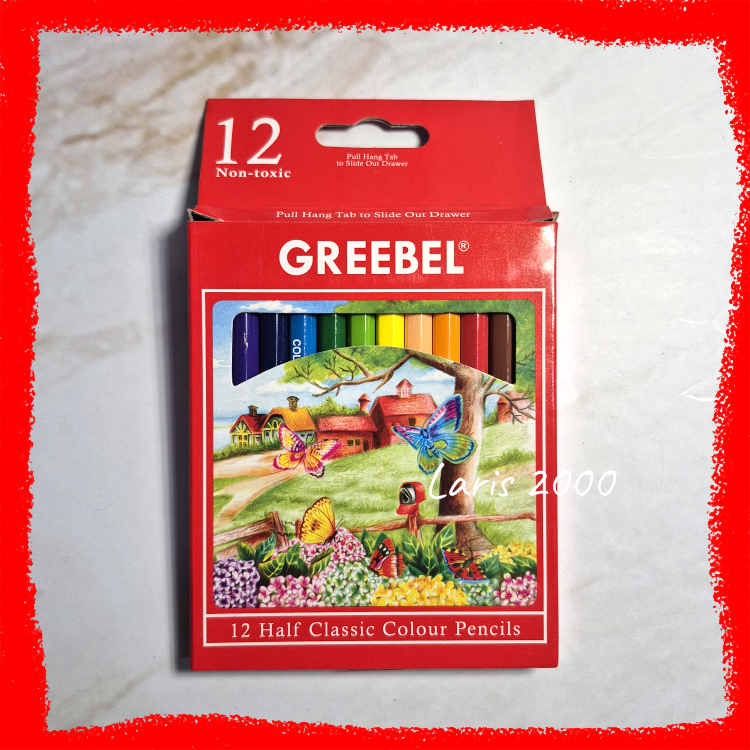 

Pensil Warna Greebel Pendek 12 Warna [OR]