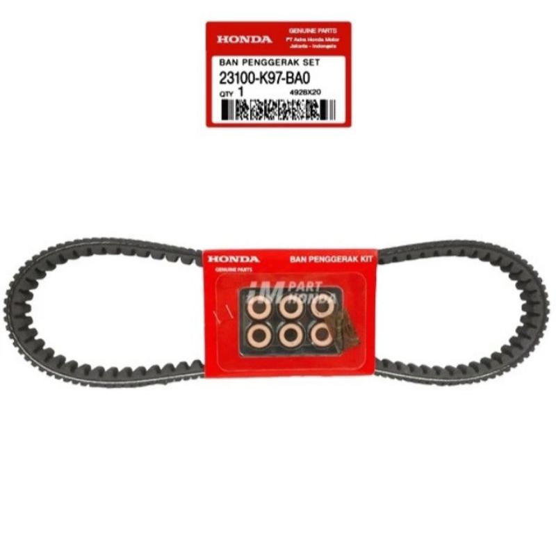 VBELT V BELT VANBELT SET ROLLER PCX 150 ADV 150 K97 ORI HONDA KGP