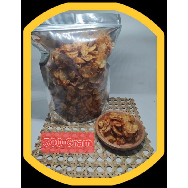 

Nycyta Home Keripik Kentang Balado 500 Gram Tanpa Pengawet
