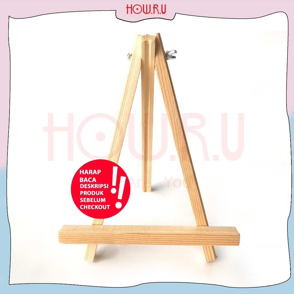 

[DEFECT] HOW.R.U | Standing / Easel / Kayu Penyangga untuk Letter Board