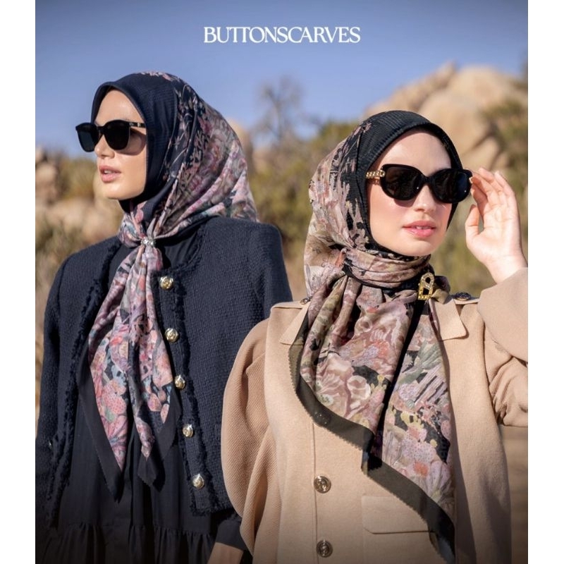 Buttonscarves The Yucca Series New (untuk size XL di etalase khusus XL)