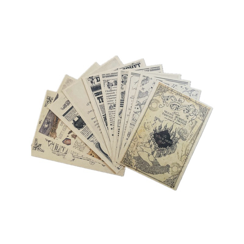

[H1] Harry Potter 10pcs 10x15cm sticker ephemera journal scrapbooking scrapbook deco paper stiker