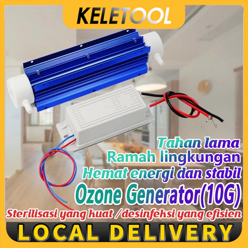 220V 20G Ozone Generator Tube Water Tabung Air Purifier Water Adjustable Purifier tabung ozon Water