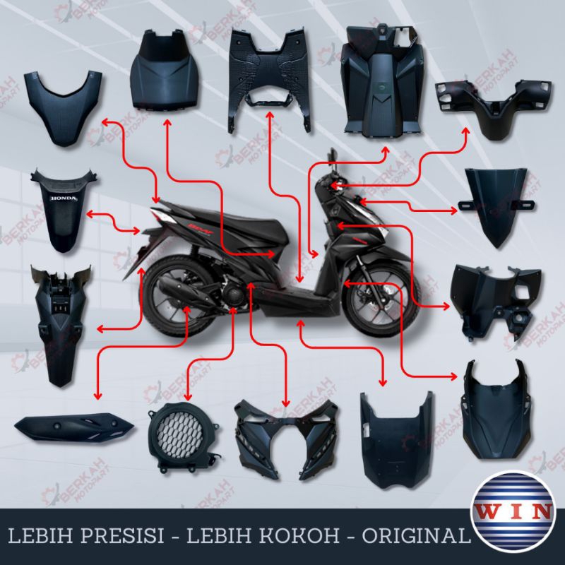 WIN - Cover Full Body Kasar Beat Led Deluxe Street 2020 - 2023