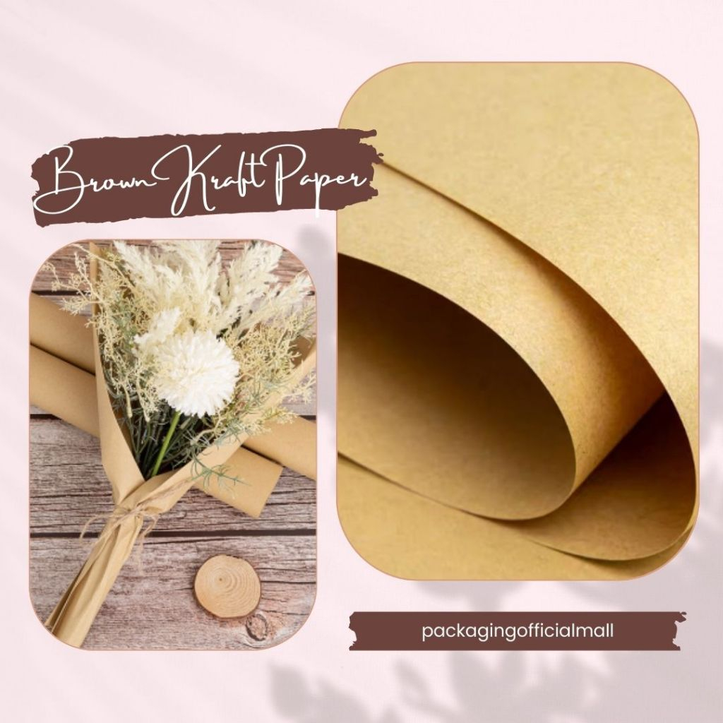 

BROWN KRAFT PAPER / Kertas Kado / Buket Bunga