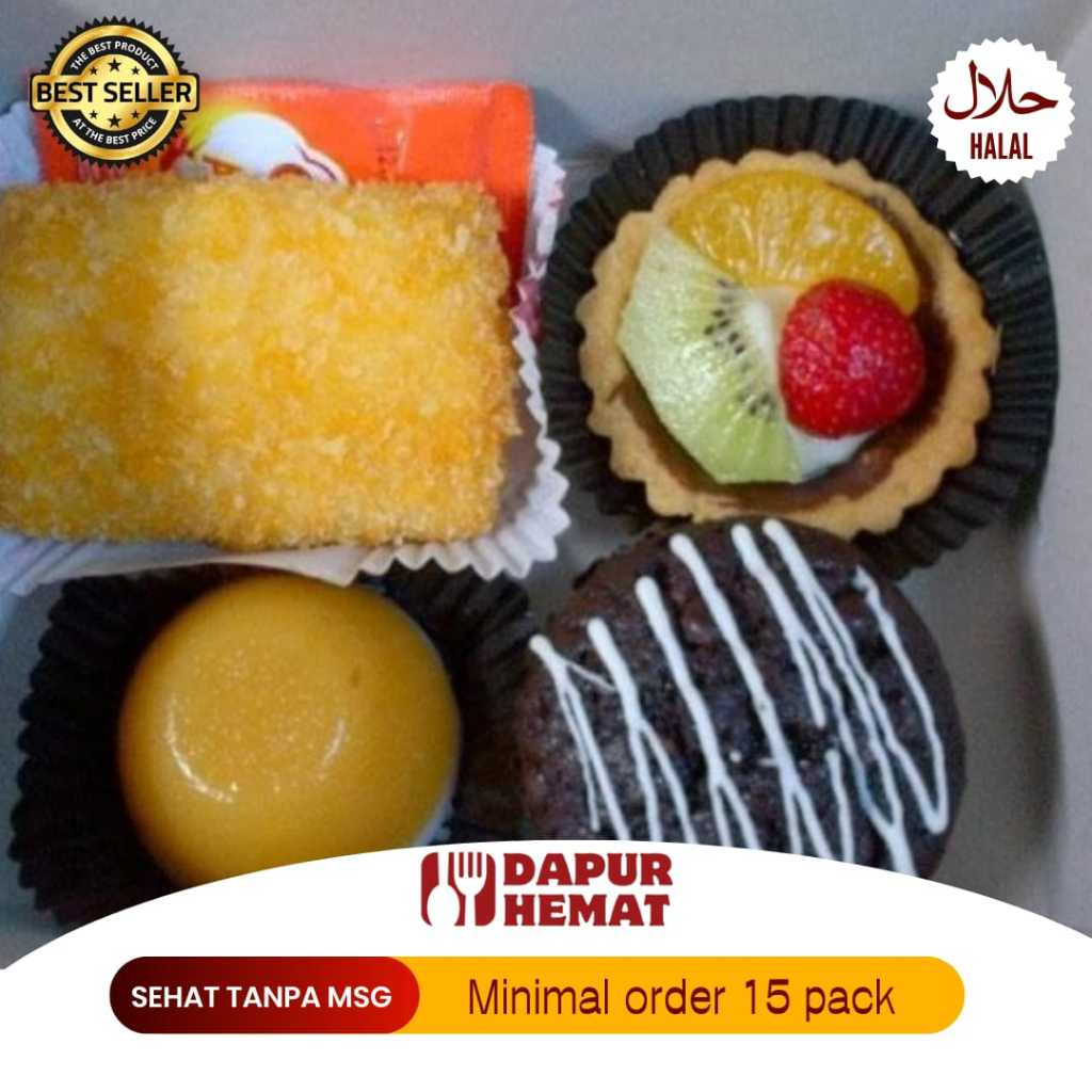 

Dapur Hemat - Kue Box Lengkap Ada Buah Nya Murah Halal Enak Lezat/Favorit Acara Sederhana