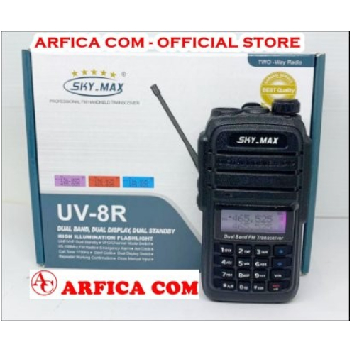 HT SKY MAX DUALBAND DUAL DISPLAY UV-8R MURAH SKY MAX UV8R UV 8R