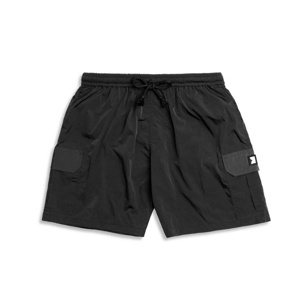 KEEPFS | Short Pant Cargo Nylon Black | WF