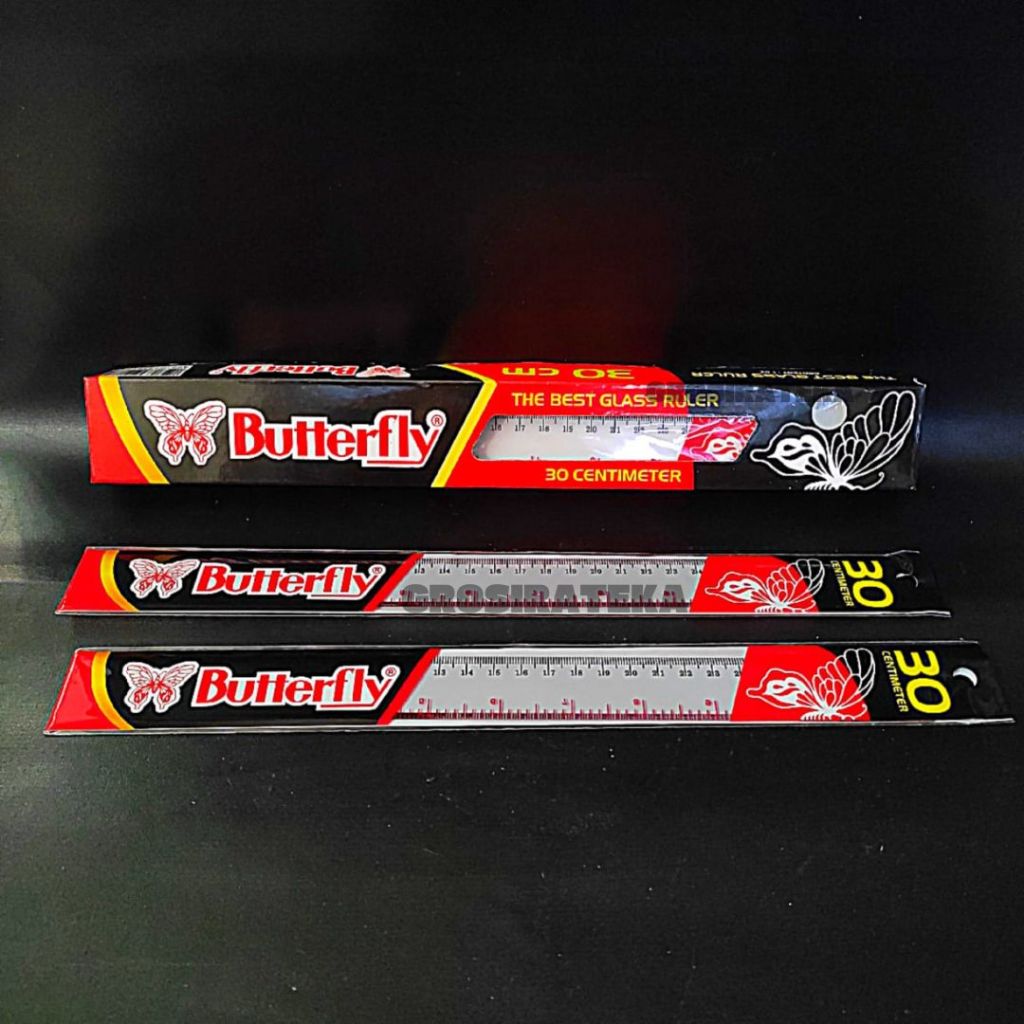 

PENGGARIS MIKA, PENGGARIS 30 CM BENING BUTTERFLY