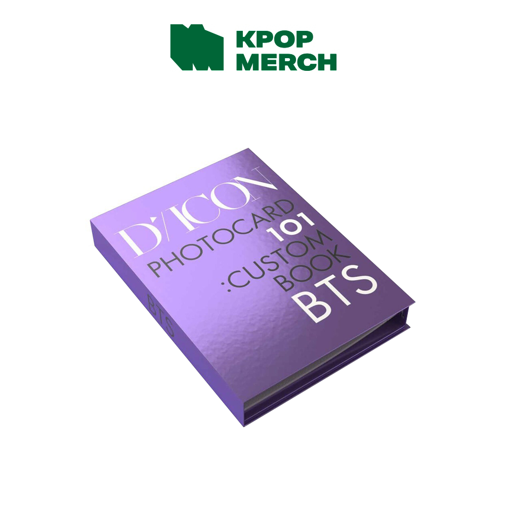 BTS - Dicon BTS Photocard 101 : Custom Book / Behind BTS since 2018 (2018-2021 in USA)