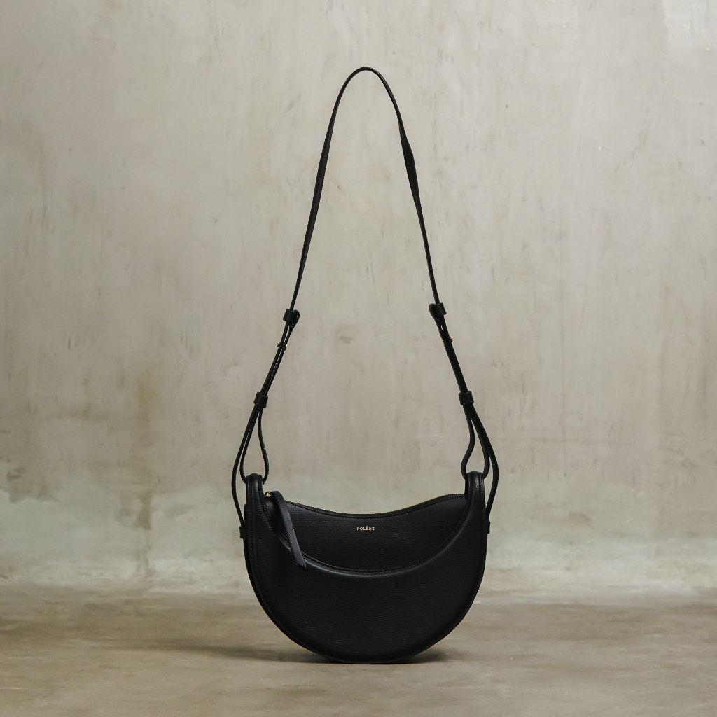 Tas POLENE DIX BLACK SHOULDER BAG 100% ORIGINAL