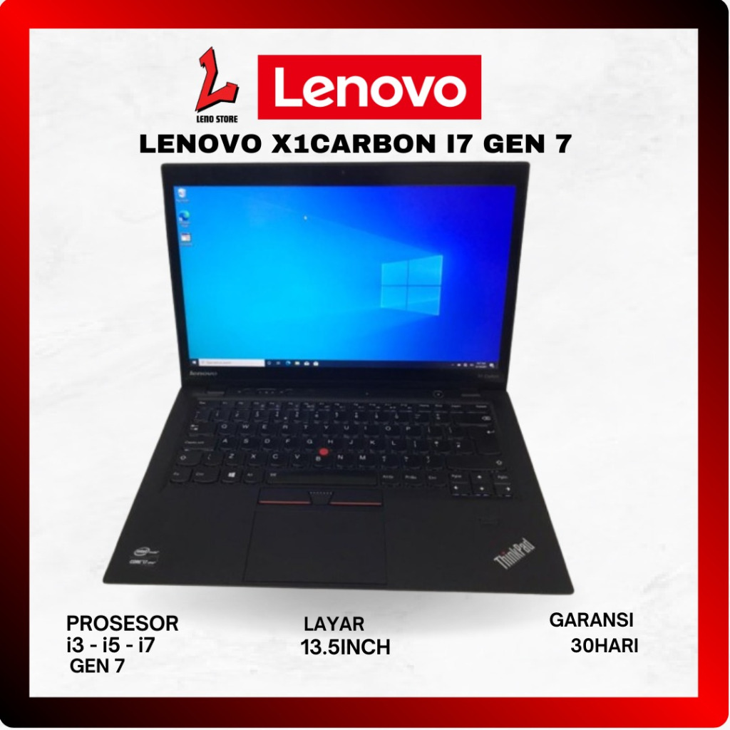 Lenovo ThinkPad X1 Carbon Gen 1 Intel Core i5 i7 Gen 3 RAM 4GB 8GB SSD 128GB 256GB Laptop Second Mur