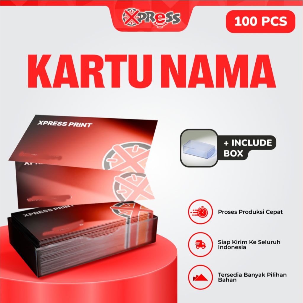 

Kartu Nama Murah/ Isi 100 pcs + Free Box