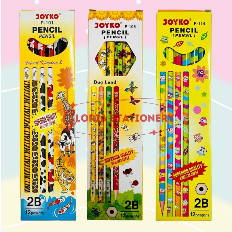 

Pensil 2B Joyko P 101/ Pensil 2B Joyko P 106/ Pensil 2B Joyko P 114