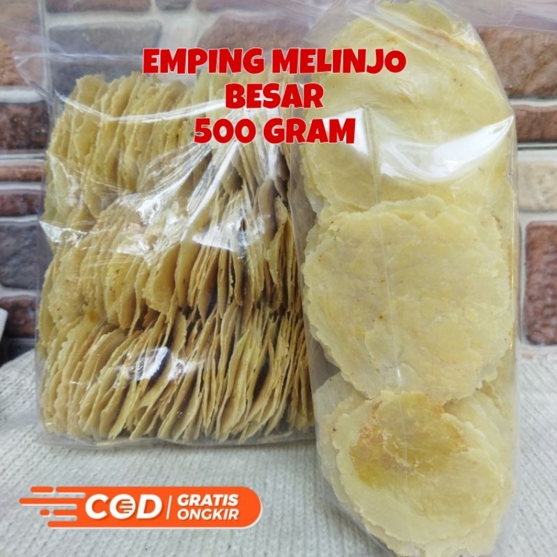 

Emping Asli Melinjo Mentah Besar 500 gram- Melinjo banget