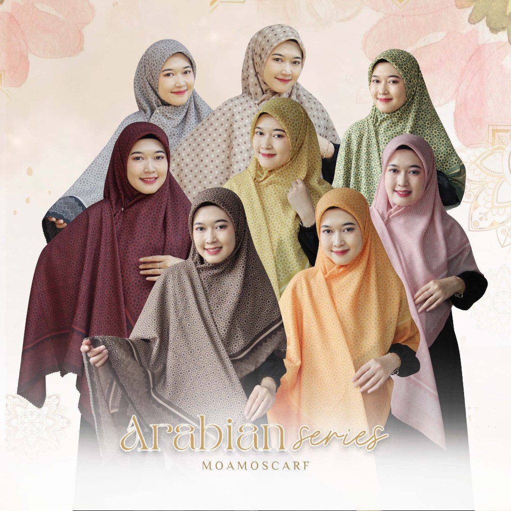 Hijab motif jumbo | Syari 140 x140 | Scarf 120x120 | Moamoscarf Arabian Series