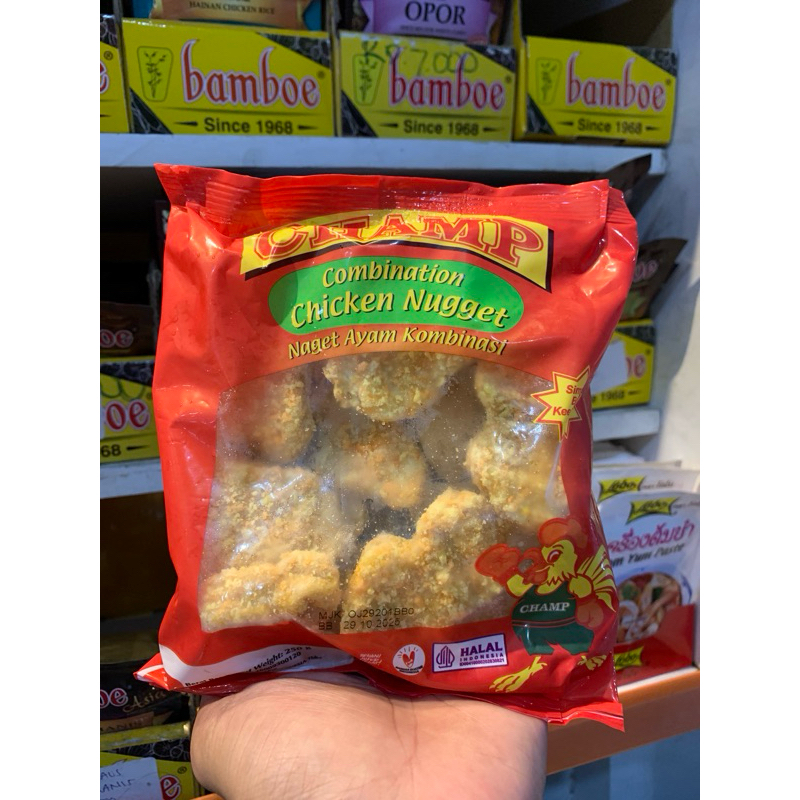 

CHAMP Nugget Kombinasi Ori 250g/NAGET CHAMP Frozen Food