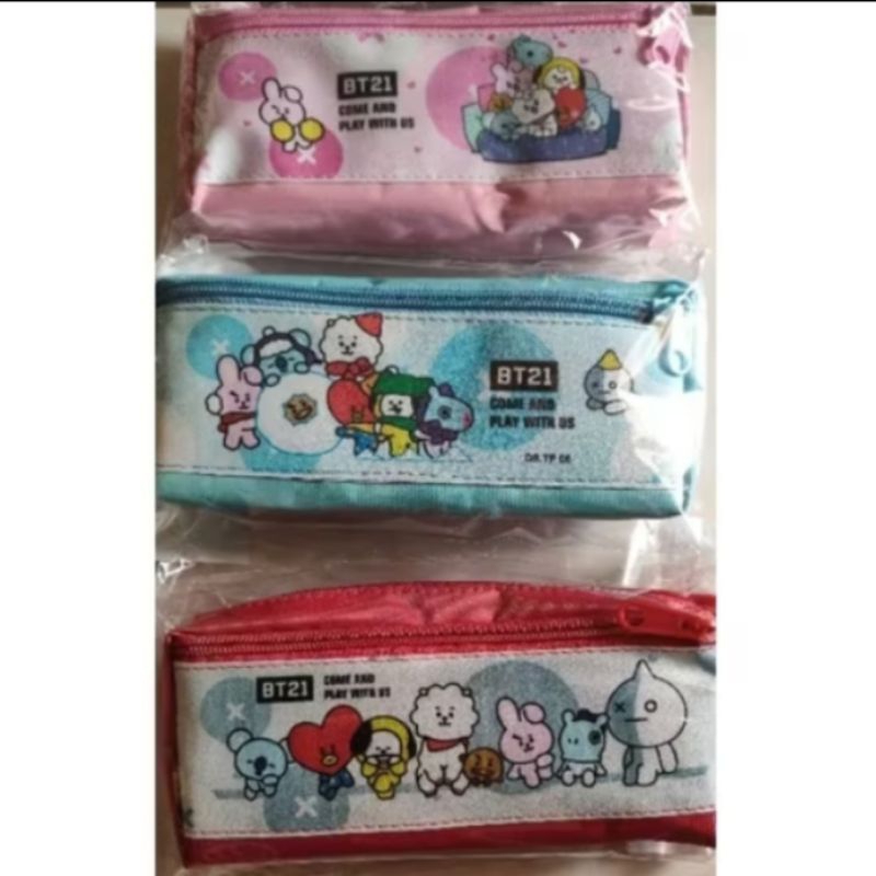 

Tepak Pensil Murah Lucu/Tepak Pensil Bt21/Alat Tulis Sekolah