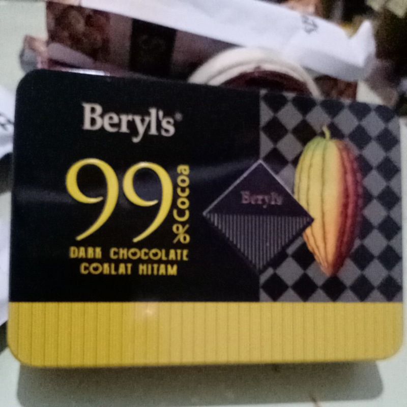 BERYLS DARK COCOA PREMIUM 99% COKLAT DARK PREMIUM