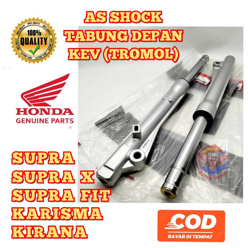 As shock tabung depan Supra tromol Supra X tromol Supra  Fit tromol Karisma tromol Kirana tromol as 