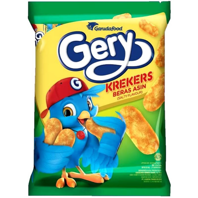 

GERY KREKERS BERAS ASIN GARUDA FOOD 1 PAK ISI 10 @ 5,6 GR