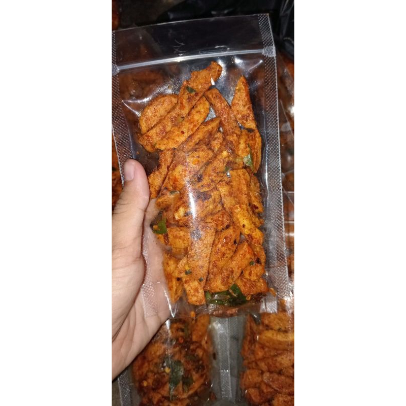 

Basreng Pedas daun jeruk 100gram