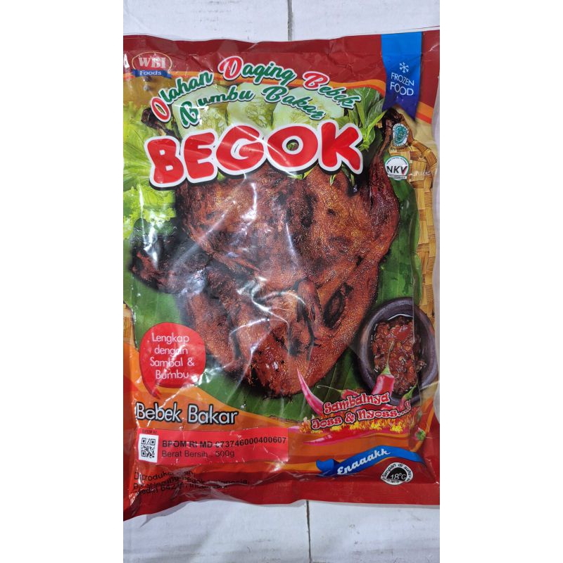 

begok bebek bakar 500gr