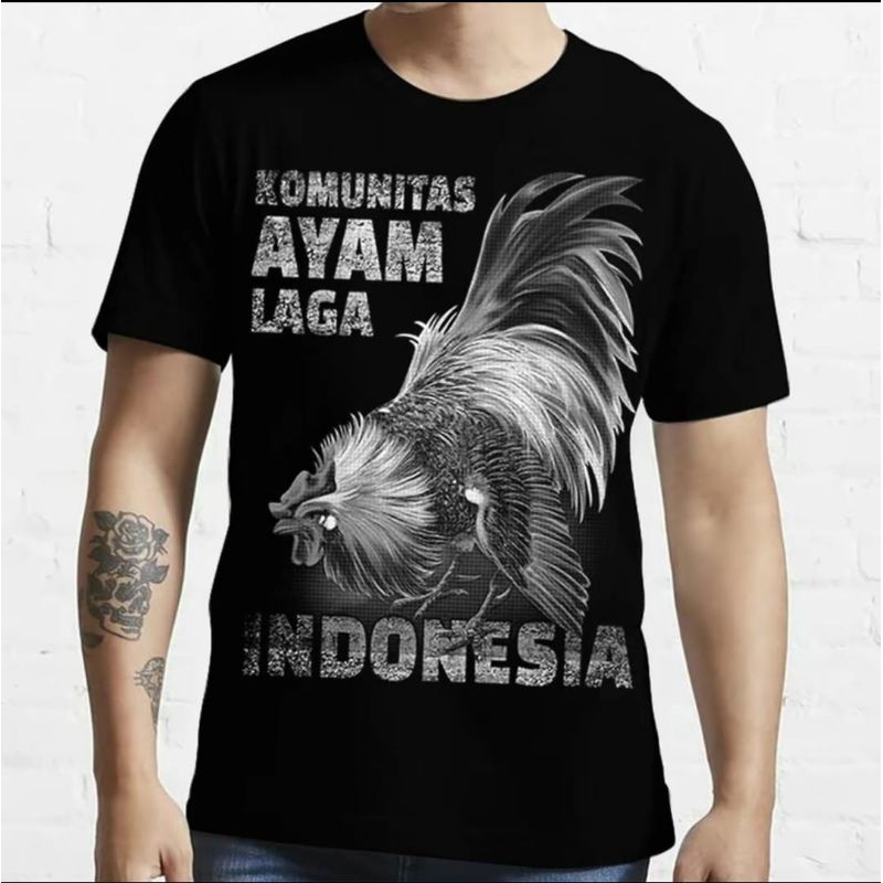 KAOS KOMUNITAS AYAM LAGA INDONESIA