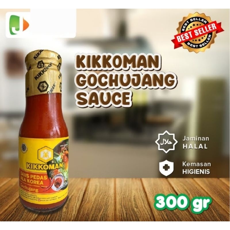 

Kikkoman Gochujang Sauce | Saus Pedas Korea Halal 300 gram